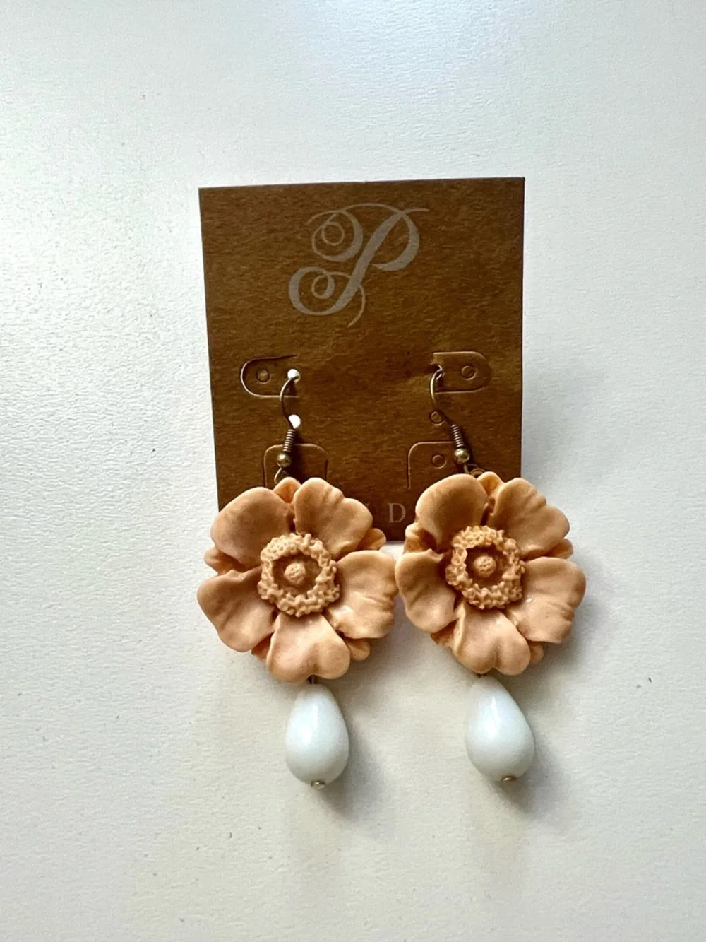 New Plunder Theda Floral Drop Earrings